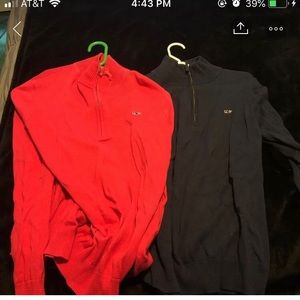 2 women’s vineyard vines quarter zips
